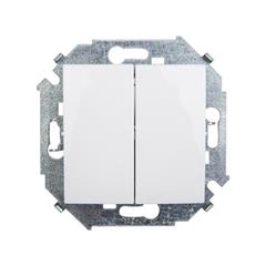 Simon 15 Łącznik schodowy podwójny biały 1591397-030 WS15-1591397-030