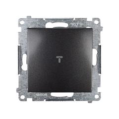 Simon 54 Łącznik jednobiegunowy antracyt DW1A.01/48 WMDL-010x2x-048