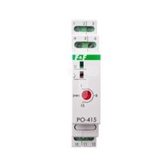 Przekaźnik czasowy 1P 10A 1-15min 24V AC/DC opóźnione odpadanie PO-415 24V