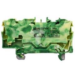 Złączka szynowa 3-przewodowa 4mm2 żółto-zielona 2004-1307 TOPJOBS 