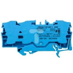 Złączka szynowa 3-przewodowa 6mm2 niebieska 2006-1304 TOPJOBS 