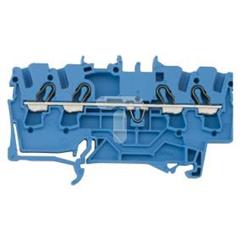 Złączka szynowa 4-przewodowa 2,5mm2 niebieska 2002-1404 TOPJOBS 