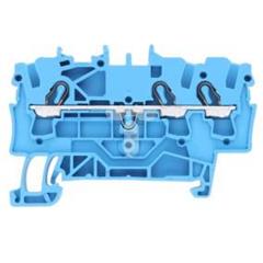 Złączka szynowa 3-przewodowa 2,5mm2 niebieska 2002-1304 TOPJOBS 