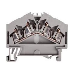 Złączka szynowa 4-przewodowa 2,5mm2 szara 280-646 