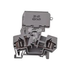 Złączka bezpiecznikowa 4mm2 szary 10A G 5x 20mm 281-611