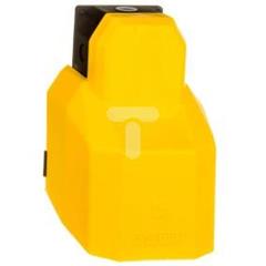 Wyłącznik nożny pojedynczy z osłoną żółtą plastk 1Z 1R 1 krok T0-PPKS11BX10