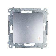 Simon 54 Łącznik krzyżowy srebrny mat DW7.01/43 WMDL-070xxx-043