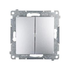 Simon 54 Łącznik świecznikowy srebrny mat DW5.01/43 WMDL-050xxx-043