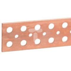 Szyna zbiorcza miedziana 80x5x1750mm 037443