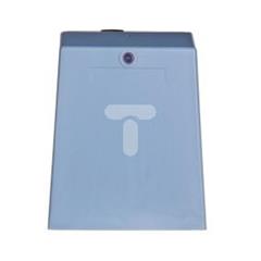 Wyłącznik nożny pojedynczy z osłoną niebieski metal 1Z 1R 1 krok XPEM310