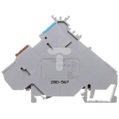 Złączka 0,08-2,5mm2 szary 20A DIN 35mm 280-567