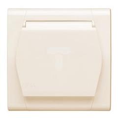 FESTA Gniazdo pojedyncze kremowy z PE 16A IP44 GPT 0873-01