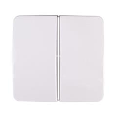 Optima Klawisz podwójny łącznika świecznikowego biały 12009602