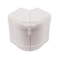 Kąt zewnętrzny reulowany 130x70mm 85-95 stopni BRN 70130 biały G12129010
