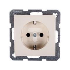 Berker/B.Kwadrat Gniazdo Schuko 16A IP20 kremowe połysk S.1 47438982