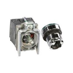 Przycisk sterowniczy 22mm zielony z samopowrotem z podświetleniem 1Z 1R XB4BW33B5