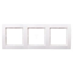 Fiorena Ramka potrójna biała 22011802