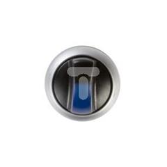 Napęd przełącznika 2 położeniowy niebieski z podświetleniem bez samopowrotu M22-WRLK-B 216831