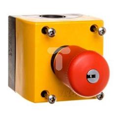 Kaseta z przyciskiem bezpieczeństwa z kluczem 1Z 1R IP66 M22-PVS/KC11/IY 216523