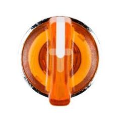 Napęd przełącznika 2 położeniowy żółty z podświetleniem bez samopowrotu ZB4BK1253