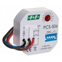 Przekaźnik czasowy 8-funkcyjny z wejściem START 10A 1Z 230V AC 0,1sek-24h PCS-506