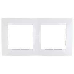 Simon 15 Ramka podwójna uniwersalna biała 1501620-030 WS15-1501620-030