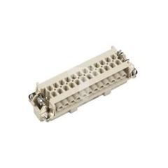 Wkład złącza 24P+PE męski 16A 500V EPIC H-BE 24 SS 10196000