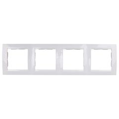 Simon 15 Ramka poczwórna uniwersalna biała 1501640-030 WS15-1501640-030