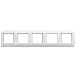 Optima Ramka pięciokrotna biała 12012002