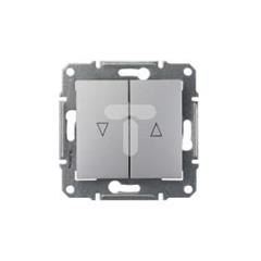 Sedna Łącznik żaluzjowy 2-biegunowy z blokadą mechaniczną 10A aluminium SDN1300360