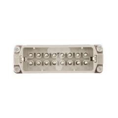 Wkład złącza 16P+PE męski 16A 250V EPIC H-A 16 SS 17-32 DR PH1 10540000