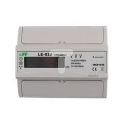 Licznik energii elektrycznej zgodność z MID 3-fazowy 100A 230/400V z wyświetlaczem LCD LE-03D