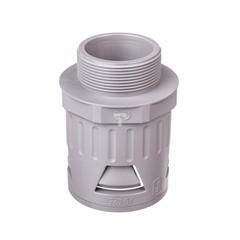 Dławnica do węża osłonowego M40 IP68 SILVYN KLICK-GM 40x1,5 szara 55501080