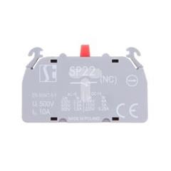 Styk pomocniczy 1R montaż czołowy SP22\01-1