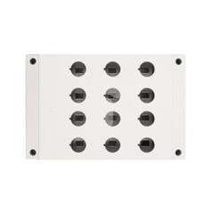 Obudowa kasety 12-otworowa 22mm szara IP67 M22-I12 222688