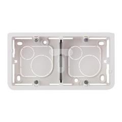 MOSAIC Puszka natynkowa pojedyncza pozioma /4-5modułów/ biała 080285