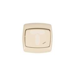 Bingo Łącznik schodowy jednobiegunowy 10A beżowy IP20 WPt-5B WPT5B02