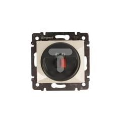 VALENA Gniazdo głośnikowe pojedyncze kremowe 774123