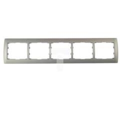 SISTENA LIFE Ramka pięciokrotna pozioma metalic 771305