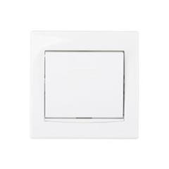 Anya Łącznik jednobiegunowy 10AX z podświetleniem z ramką biały AYA1400121