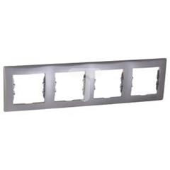 Sedna Ramka poczwórna aluminium pozioma SDN5800760