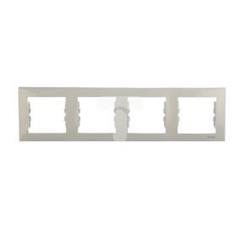 Sedna Ramka poczwórna biała pozioma SDN5800721