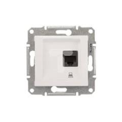 Sedna Gniazdo komputerowe pojedyncze RJ45 kat.5e UTP białe SDN4300121