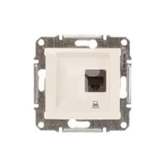 Sedna Gniazdo komputerowe pojedyncze RJ45 kat.5e UTP kremowe SDN4300123