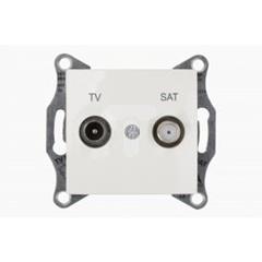 Sedna Gniazdo antenowe TV/SAT końcowe 1dB kremowe SDN3401623