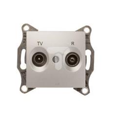 Sedna Gniazdo antenowe RD/TV końcowe aluminium SDN3301660