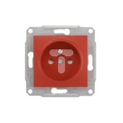 Sedna Gniazdo pojedyncze z/u 16A IP20 z przesłonami czerwone SDN2800441