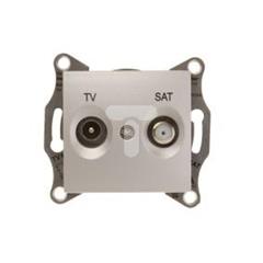 Sedna Gniazdo antenowe TV/SAT końcowe aluminium SDN3401660