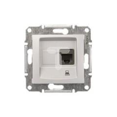Sedna Gniazdo komputerowe pojedyncze RJ45 kat.5e UTP aluminium SDN4300160