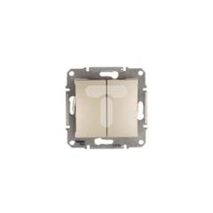 Sedna Łącznik schodowy podwójny 10AX satyna IP20 SDN0600168